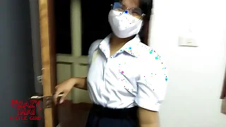 Asian teen sex with his girlfriend perturb thai partisan perpetual